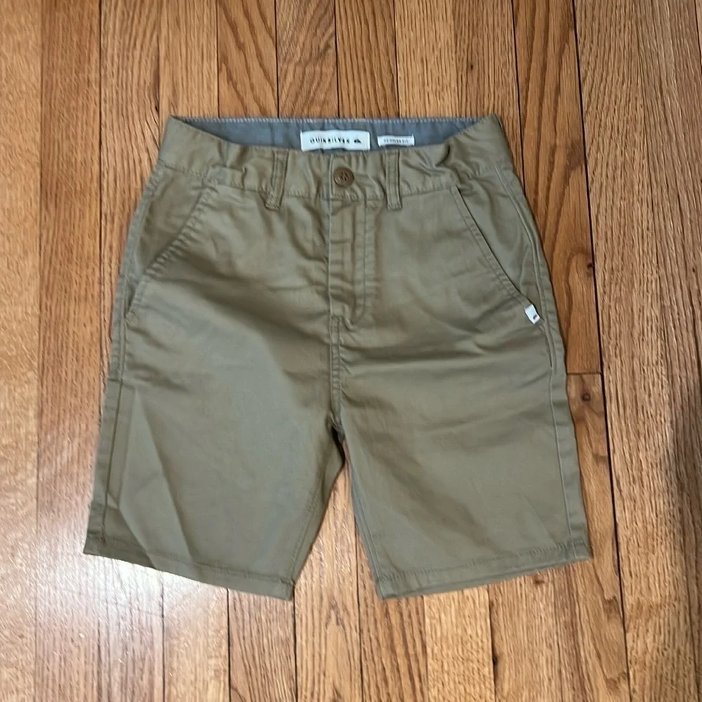 Quiksilver Khaki Boys Shorts Size 25